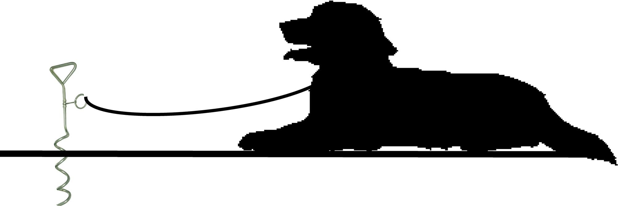 Palo per cani in lega di acciaio, 40 x 8,5 cm