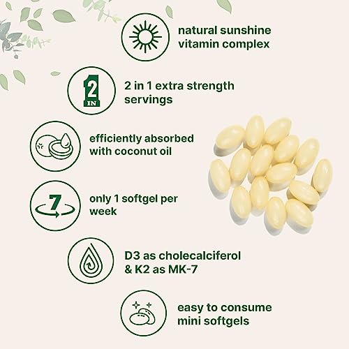 image for Micro Ingredients Vitamin D3 50,000 IU + K2 MK-7 200 mcg, 240 Softgels