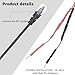Sousery 2PCS RJ11 Replacement Mirror Wire Power Cord for Uniden Radar Detectors，Fits R4 R3 R1 R7 R8 Model(3005201U)