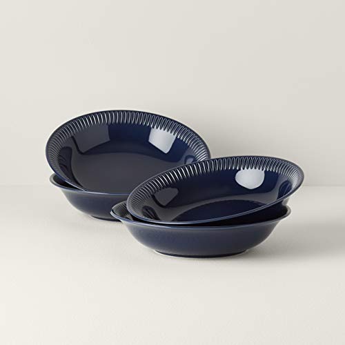 Lenox Navy Profile Stoneware 4-Piece Pasta Bowl Set, 4.95 Lb #TOP1