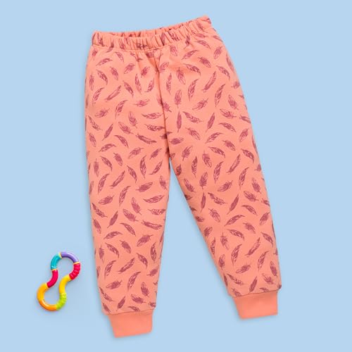 Image of LuvLap Baby Girls Full Sleeve Sweatshirt & Pyjama Set