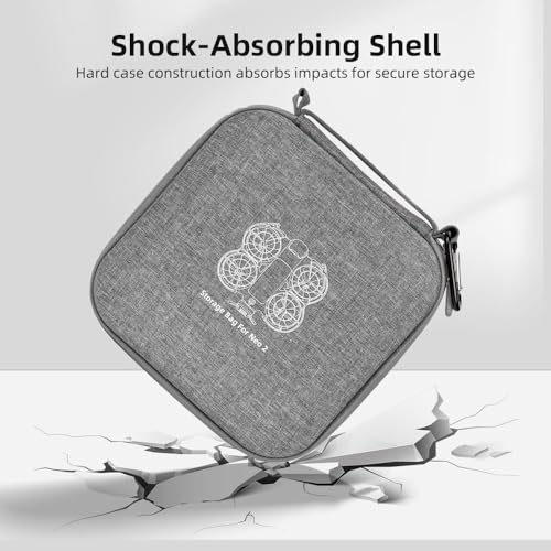 Image of GetZget Carrying Case Bag for DJI Neo 2 & Accessories Compact Travel Protection Standlone Case (Neo 2 Standalone Bag)