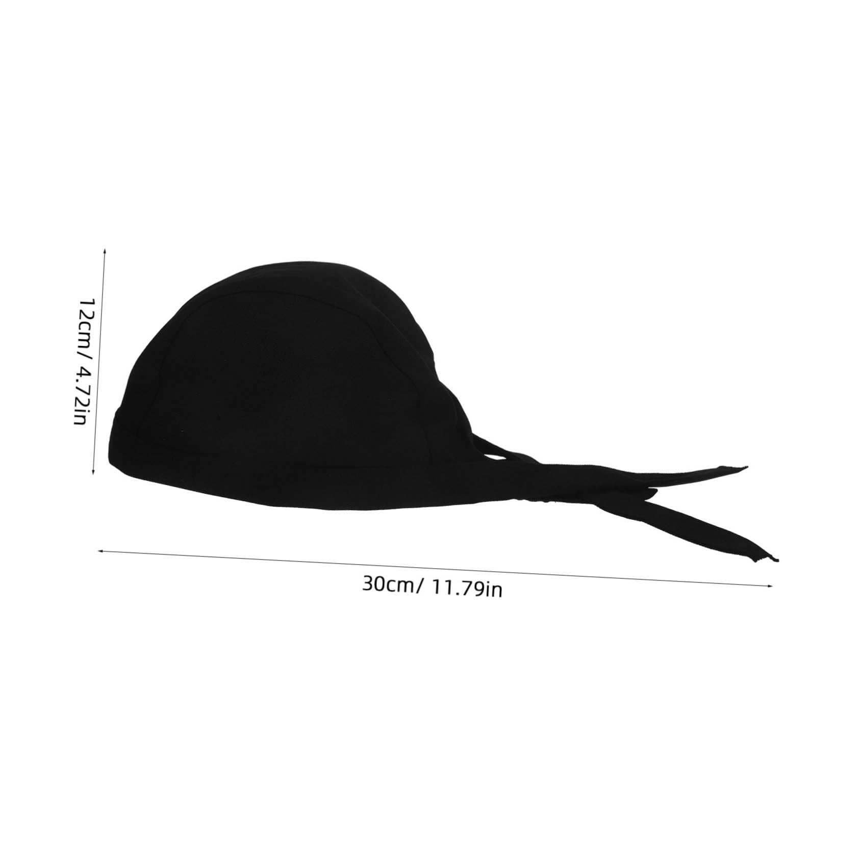 Beaupretty Cappello da Cucina Nero in Cotone 6 Pezzi per Chef Ristorante | Stile Semplice e Classico, Adatto a Sala Pranzo e Servizio, Vestibilità Aderente al Capo