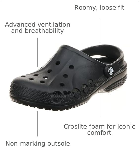 Image of Crocs Unisex Adult Baya Printed Clogs