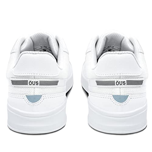 Tênis Öus Skate Imigrante Branco Branco OE Cor:Preto;Tamanho:40