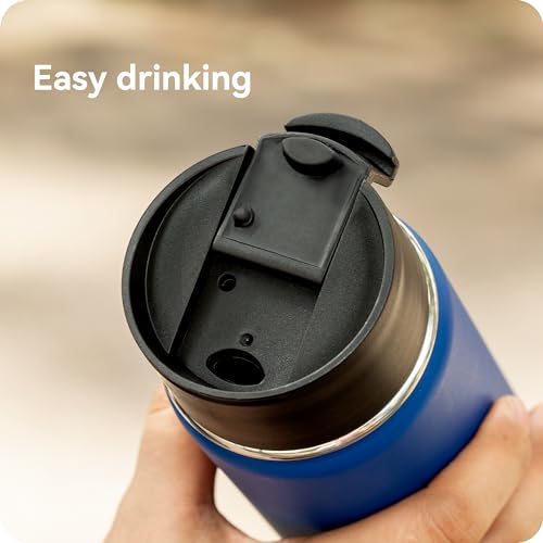 Image of Replacement Flip Lid for Hydro Flask Wide Mouth Bottles, Water Bottles Accessories for 12-64 oz 2.28 inch Wide Mouth Sport Bottles(Black 2 Pack