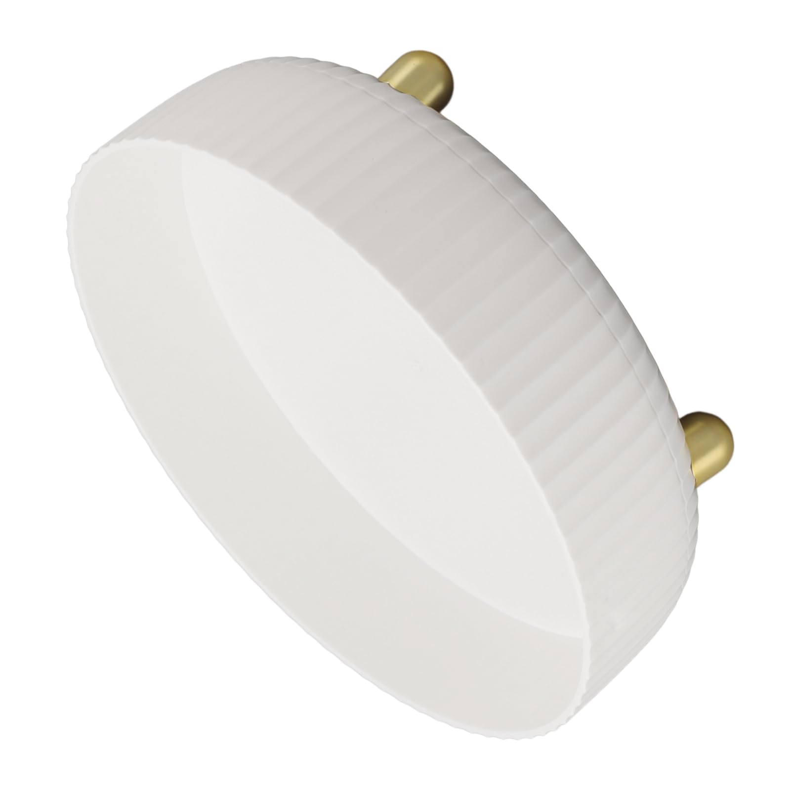 360 Degree Rotating Storage Rack Organizer Round Cosmetics Spice Rack Turntable Kitchen Hut Lazy Susan Turntable, Cabinets, Pantry, Refrigerator and Table (White)