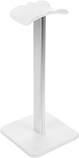 ヘッドホンハンガー イヤフォンハンガー 携帯漏斗 ヘッドセットハンガーラック コントローラーヘッドホンホルダー テーブルコントローラースタンド アルミニウム合金 Silver