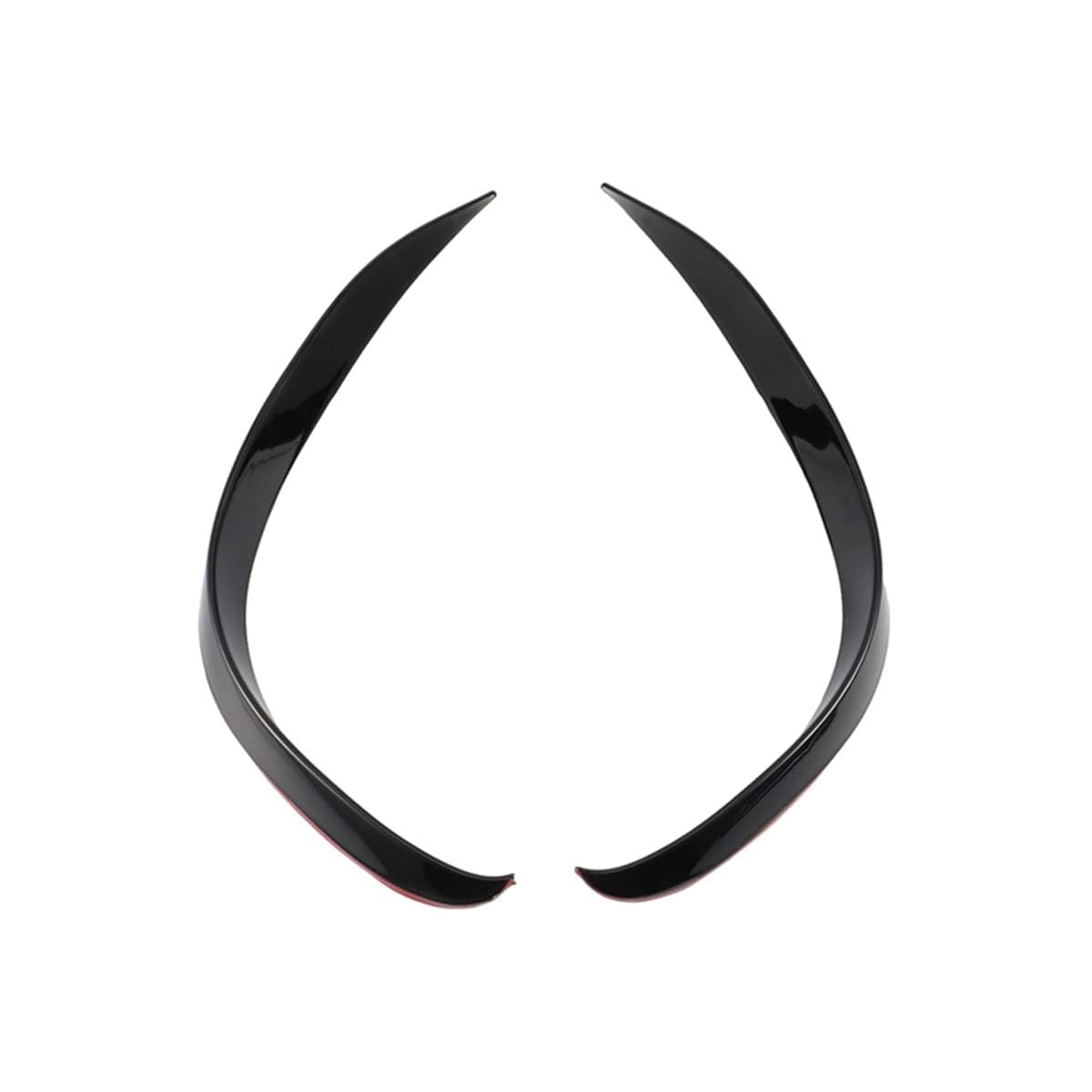 6 Stück Auto Frontstoßstangen Spoiler Splitter Abdeckung, Kühlergrill Entlüftungs Zierleiste, Stoßstangenlippen Splitter Fin Front Canards, Für Be-nz C-Klasse C200 C260 W205 2019+