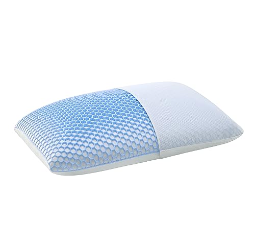 Berklan Harmony Pillowcases 1 Pair Supportive Elastic Grid Hex Breathable for Hot Sleepers Without Pillow Core Oversized 27.56 × 17.72 inch