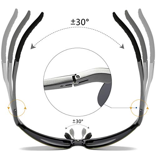 Image of Mens Sports Polarized Sunglasses Driving Metal Frame UV Protection Sunglasses For Men 8177