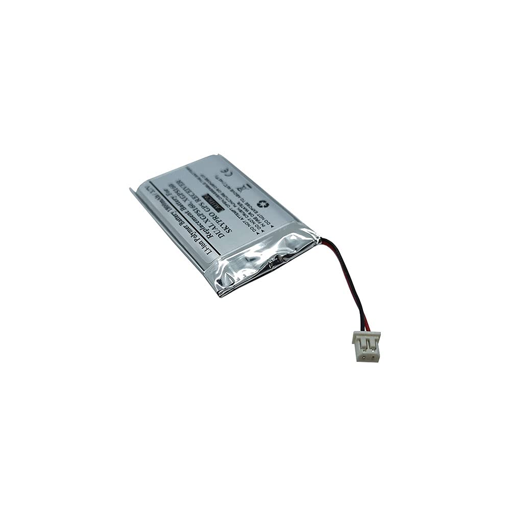 1800mAh 3.7 Replacement GPS Navigator Battery Compatiable to Dual XGPS160, XGPS160 SKYPRO GPS Receiver, P/N:1ICP8/36/50