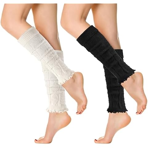 albagu 80s Ribbed Leg Warmers Cover