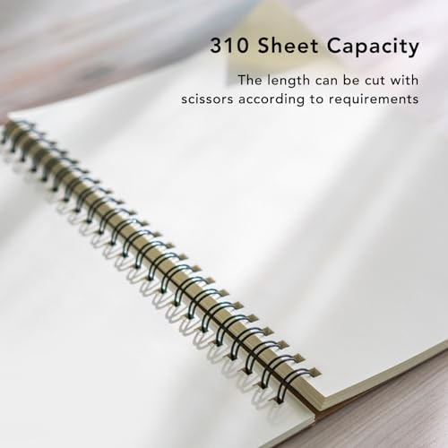 image for FOSA 18 Pcs Plastic Spiral Binding Coil, 4:1 Pitch, 38mm Diameter, Reu