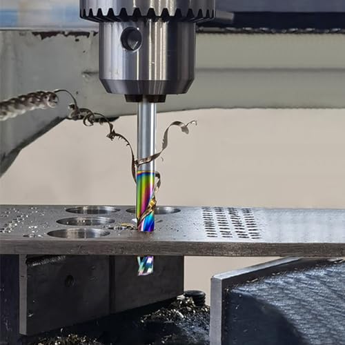 Image of NZ 1 /8 inch 1-Flute End Mill DLC-Coated Carbide - for Aluminum, Copper, Titanium (HRC45), 5pcs
