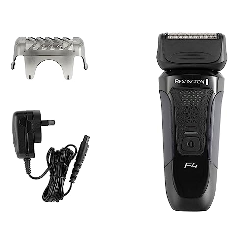 Remington F4 Men's Electric Shaver (Cordless, Wet & Dry, Foil Shaver, Flexible Cutting With Pivoting Head, Pop-Up Detail Trimmer, 3-Day Stubble Styler Guard, 50-Minute Usage, 4-Hour Charge) F4002 - 2