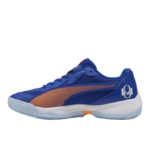 Image of PUMA Mens Nova Court Momo Gonzales Padel Sneakers Shoes - Blue