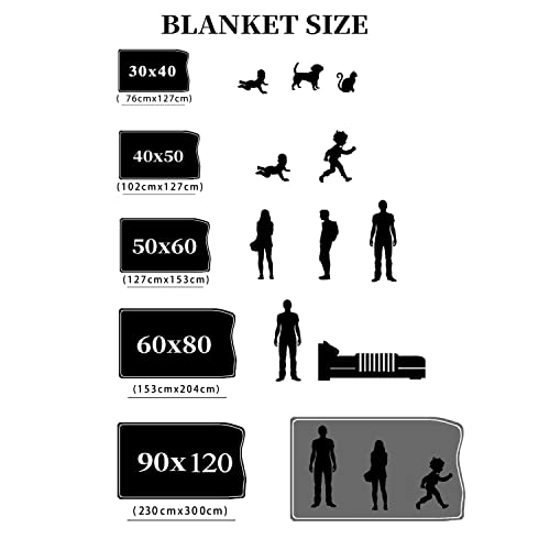 Arnovic Fantasy Mermaid Scale Tail Blanket, Cute Sea Animal Pattern Gift For Women Men Girl Boy Birthday,Lightweight Soft Worm Cozy Flannel Throw For Bedding Sofa Couch 40"X50" For Kids/Child - S #TOP1