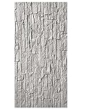 Facile installazione fai da te: ottieni un aspetto professionale senza sforzo. Basta misurare la parete, tagliare il pannello con un coltello standard, applicare l'adesivo e premerlo in posizione. Per una maggiore stabilità, è possibile utilizzare chiodi di finitura.