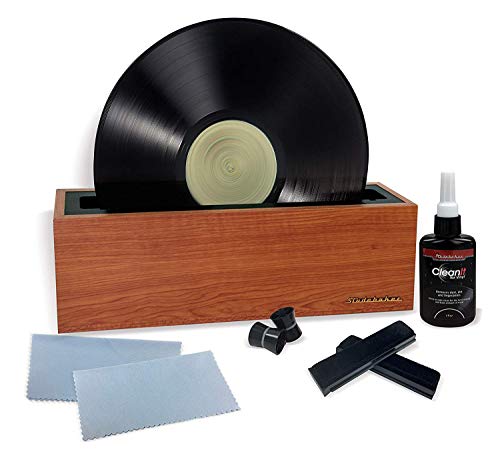 Studebaker Vinyl Record Cleaning System with Cleaning Solution and Soft Pads Record Washer