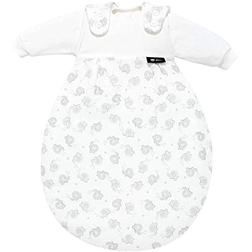 Alvi - Juego de 3 bolsitas para bebé Diseño de rayas, color plateado. Talla:86/92