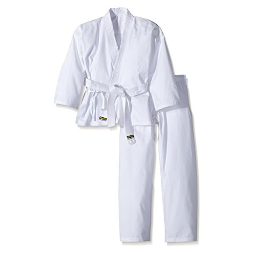 KWON Renshu - Traje de Karate para niños, Color Blanco