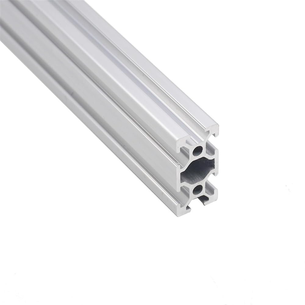 4 Pièces 2040 Profilé En Aluminium Argenté Norme Européenne Guide Linéaire Anodisé Profilé D'extrusion D'aluminium, 100-650 Mm De Long For Pièces D'imprimante 3D CNC Guide Linéaire(Length 600mm)