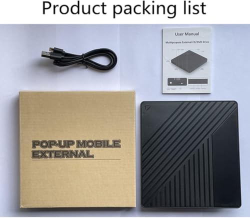 Unidad externa 5 en 1 para CD y DVD portátil para laptop miniatura 7