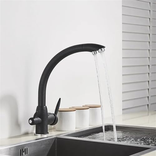 Robinet de cuisine filtré avec rotation 360 et double commande