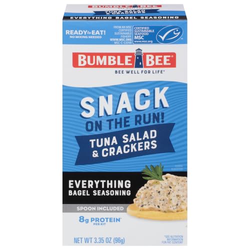 Bumble Bee Snack On The Run! Everything Bagel Tuna Salad Kit