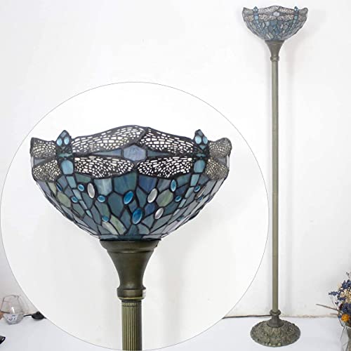 Image of WERFACTORY Tiffany Lamp Series Stained Glass Style Lampshade Decorative Living Room Bedroom