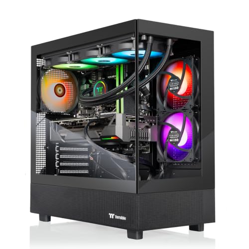 Image of Thermaltake LCGS View 9897X-270 Gaming Desktop (AMD Ryzen 7 9800X3D, 32GB 6400MT /s DDR5 RGB Memory, AMD Radeon RX 9070 XT, 2TB NVMe M.2, WiFi, Windows 11) V27B-B850-97X-LCS