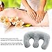 shamjina Soft Detachable Chest Pillow Chest Pad Breast Support Pillow Feminine Bolster for SPA Beauty Salon Massage Table for Better Sleep - Grey