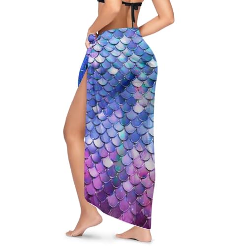 Wrap Sarong for Women's Swimwear Cover Ups Semi-Sheer Bathing Suit Cover Up Quick Dry Bikini Wrap Beach Dresses2