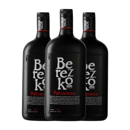 Pacharán Berezco Navarra 1 L (Caja de 3 Botellas de 1 L)