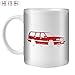 Produktbild Stuff4 Tee/Kaffee Becher 350ml/Rot/Volvo 850 T5-R/Weißkeramik/ST10