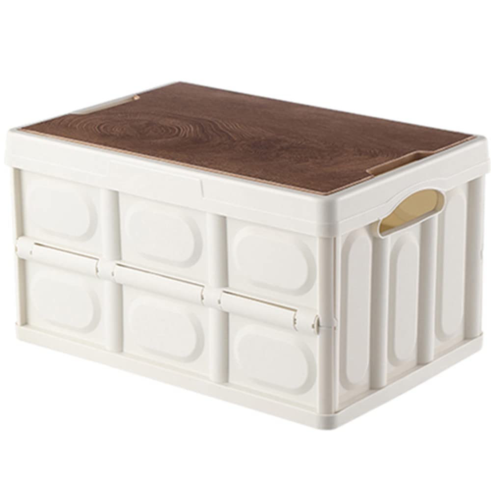 Buy Collapsible Storage Bins, 32 Quart Plastic Storage Crates with