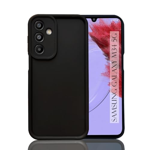Image of KC Back Cover for Samsung Galaxy M34 5G / F34 5G - Shockproof Soft Bumper Silicone Case with New Camera Protection (Black)
