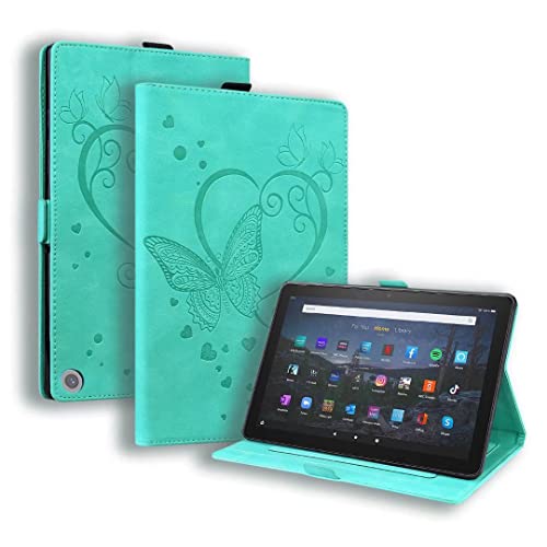 CWZ Butterfly Emboss tbvPUU[X^hEHbgP[Xyz_[EFCNAbv/X[vobNP[X for All-New Kindle Fire HD 8 Tablet(10th Generation 2020 R