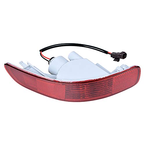 Astra Depot A17-013-AAA-2 Left Rear Bumper Side Marker Reflector Tail Light Lamp With 21W Bulb Compatible thumb #7
