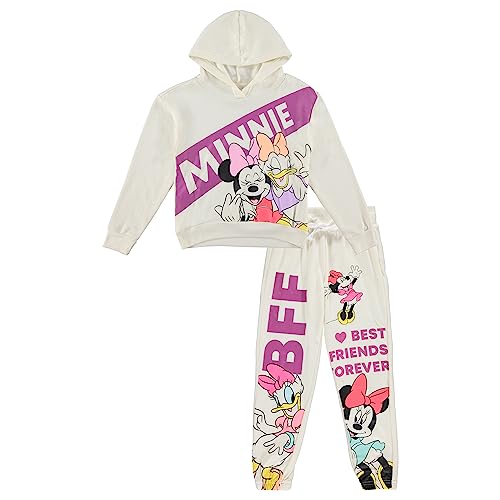 Image of Disney Girls Minnie Mouse Hoodie and Jogger Clothing Set - Little and Big Girl Sizes 4-16