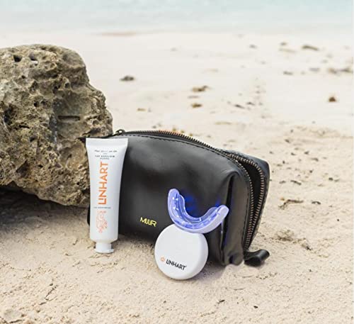 Linhart Teeth Whitening Kit With Led Light With Dental Whitening Gel Syringes And Teeth Whitener Gel With Hydrogen Peroxide - Professional Kit For Teeth Whitening #TOP7