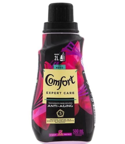 Comfort Expert Care Amaciante Concentrado Anti-Aging, 500ml - Rende 2 Litros - Tratamento para Roupas com Fiber Protect