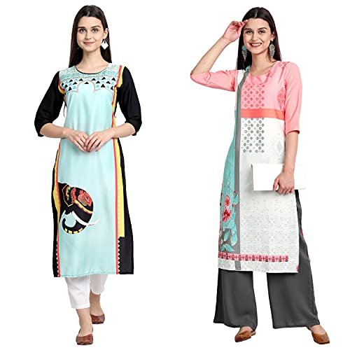 Image of Women's Crepe Regular Kurta