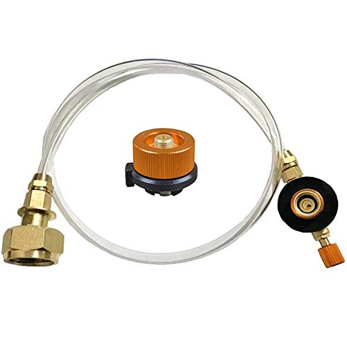 housesweet Adaptateur de Propane Tuyau de Rechange pour convertisseur de Tuyau Se connecte au Camping en Plein air Camping Cuisinière à gaz Adaptateur de Bouteille de Propane Cover