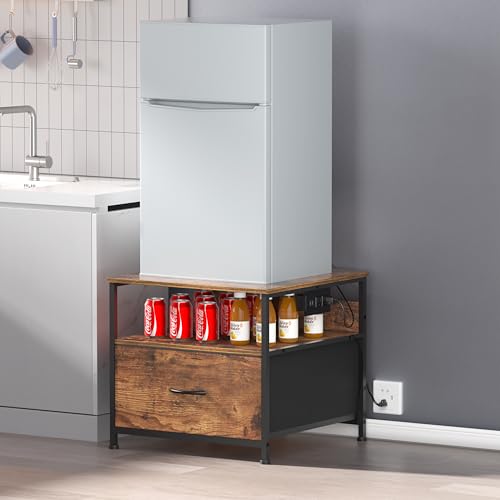Portable Mini Fridge with Freezer