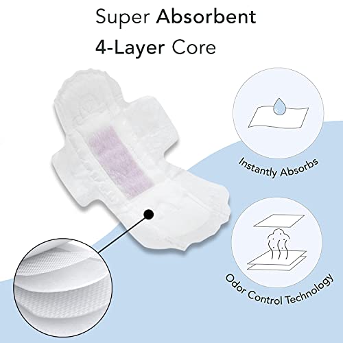 Sizi Organic Cotton Ultra Thin 25 Sports Panty liners for Periods Menstrual Feminine Pads Super Absorbency Leak Protection Daily Feminine Panty Liners, Extra Long, Unscented.... - Image 2