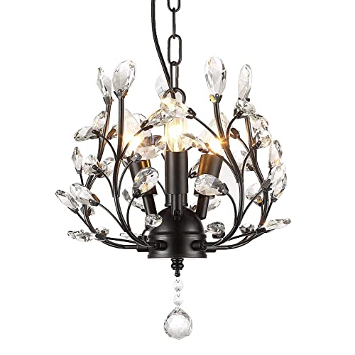 Lustre en cristal 3 lumières pour en finir avec les pièces sombres et tristes
