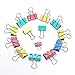 Produktbild Foldback Klammern Binder Clips Bunte Metall Binder Clips 15/19/25mm für LebensmitteltüTen Bilder Fotos Notizen Briefpapier Clip BüRobedarf 60 Stück
