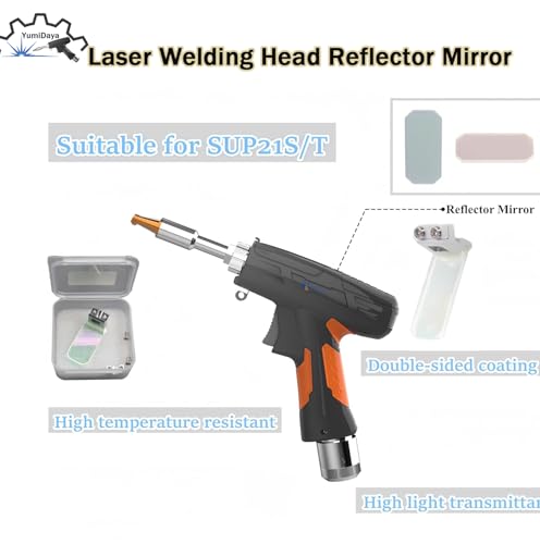 Image of Laser Welding Torch Rreflector, Handheld Laser Welding Reflector Lens 30 * 14 * 2mm for SUP21T SUP23T /S Laser Welding /Cleaning Head